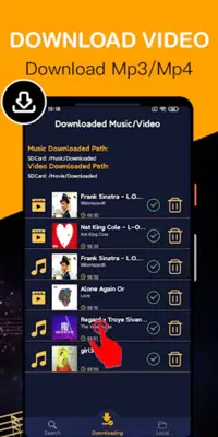 Music Downloader android App screenshot 2