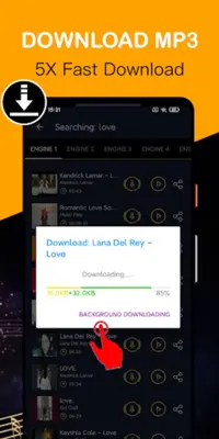 Music Downloader android App screenshot 3